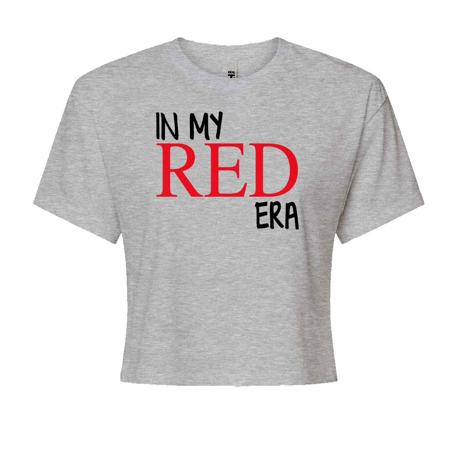 In My Red Era Music Fan Era Midnight Lover Cropped T-Shirt