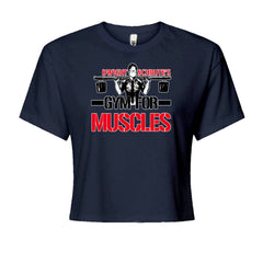 Dwight Schrute Gym For Muscles Office Workout Cropped T-Shirt
