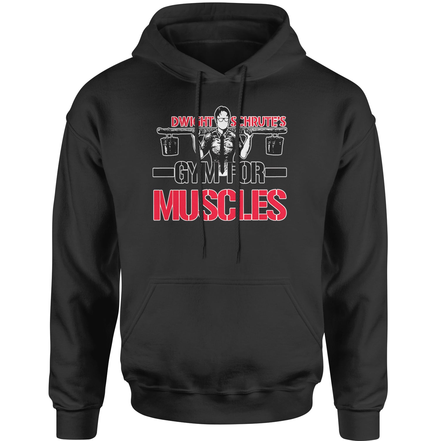 Dwight Schrute Gym For Muscles Office Workout Adult Hoodie Sweatshirt
