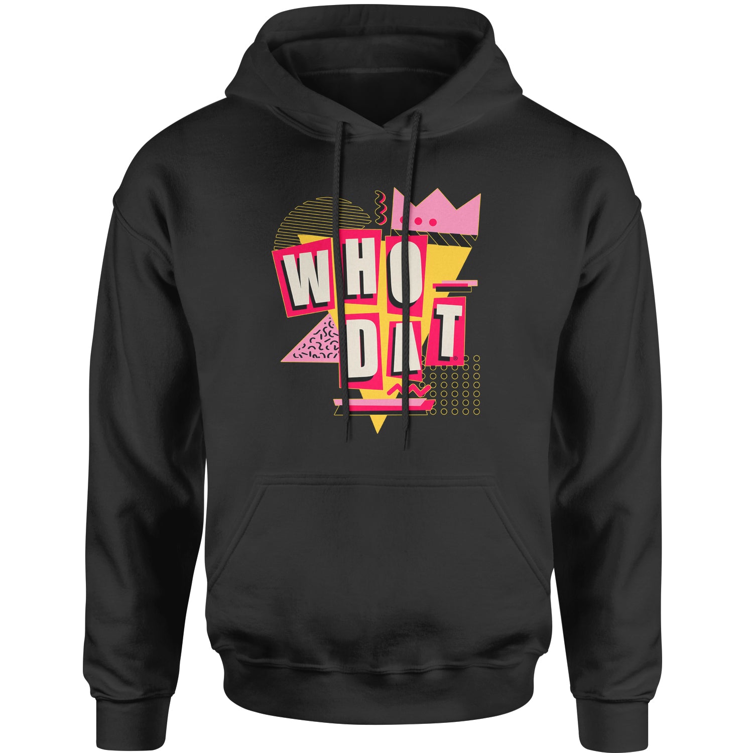 Who Dat New Orleans Adult Hoodie Sweatshirt brees, colston, drew, louisiana, marques, payton, sean by Expression Tees