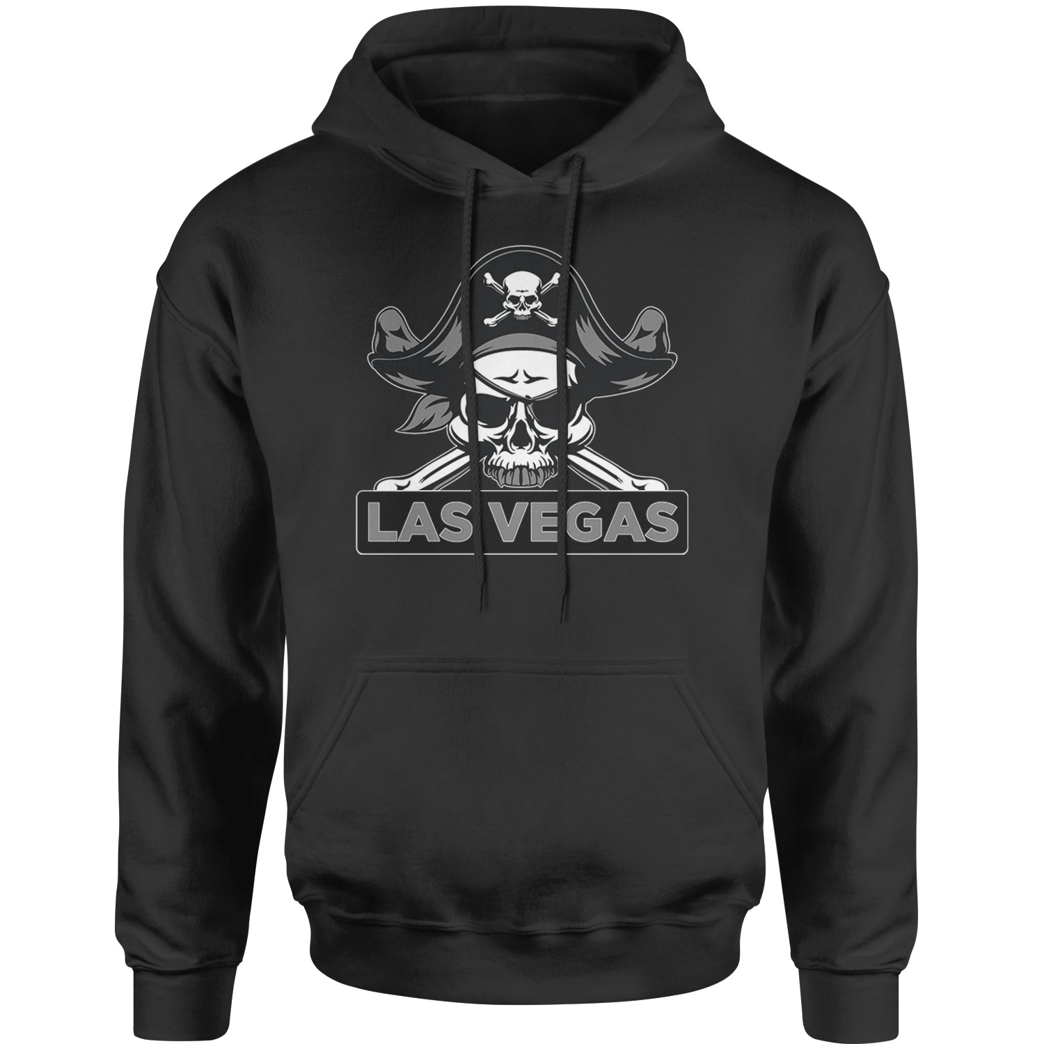 Raider Skull Straight Outta Las Vegas Adult Hoodie Sweatshirt