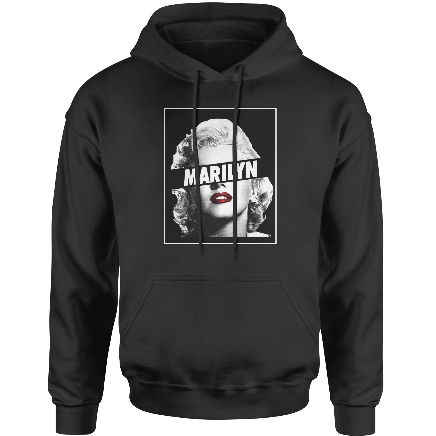 Marilyn Monroe Censored Adult Hoodie Sweatshirt american, icon, marilyn, monroe by Expression Tees