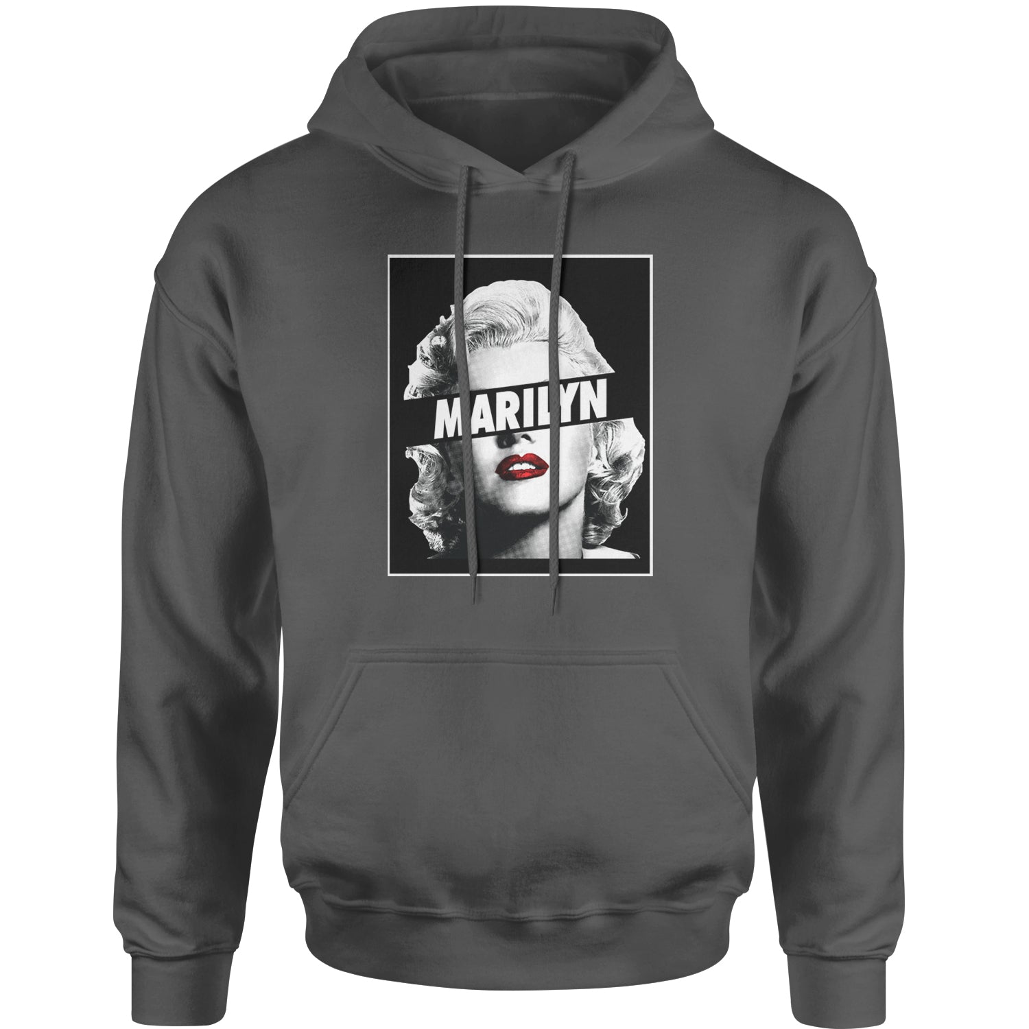 Marilyn Monroe Censored Adult Hoodie Sweatshirt american, icon, marilyn, monroe by Expression Tees
