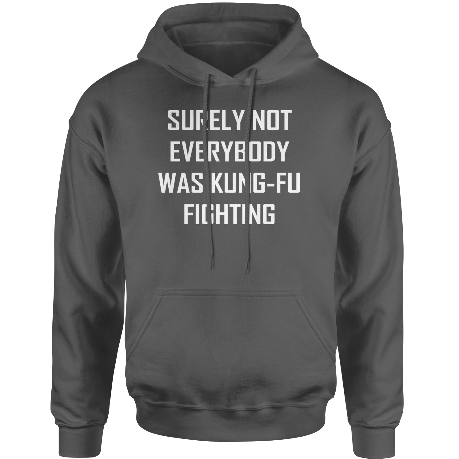 Surely Not Everybody Was Kung-Fu Fighting  Adult Hoodie Sweatshirt