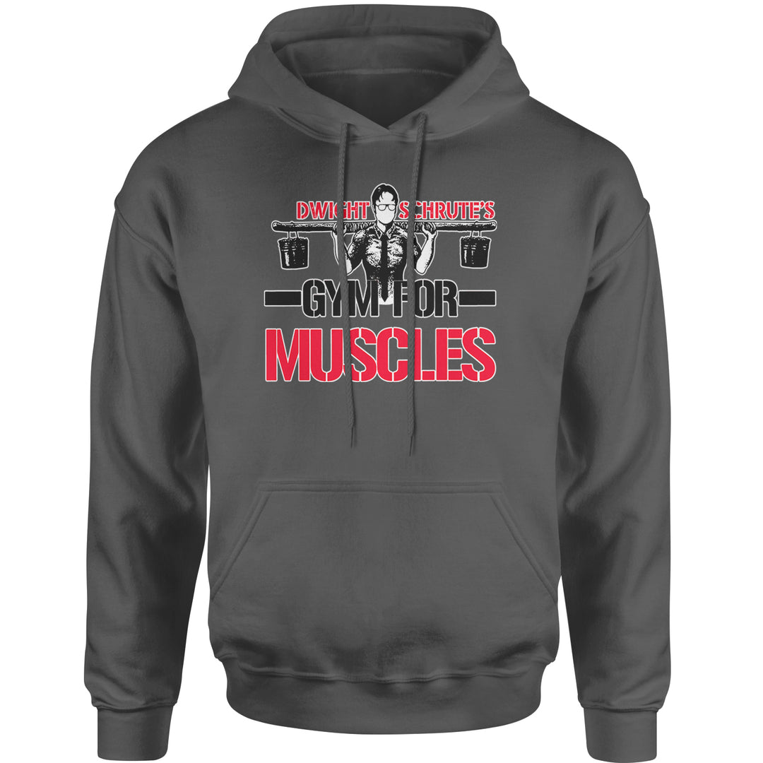 Dwight Schrute Gym For Muscles Office Workout Adult Hoodie Sweatshirt