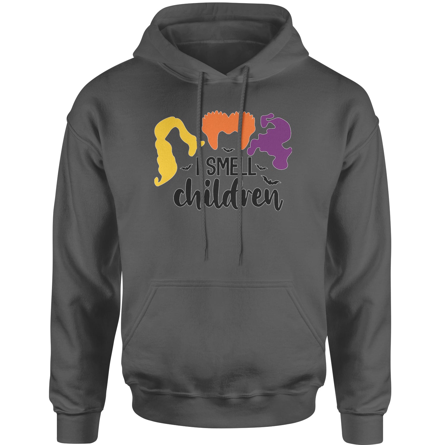 I Smell Children Hocus Pocus Adult Hoodie Sweatshirt descendants, enchanted, eve, hallows, hocus, or, pocus, sanderson, sisters, treat, trick, witches by Expression Tees