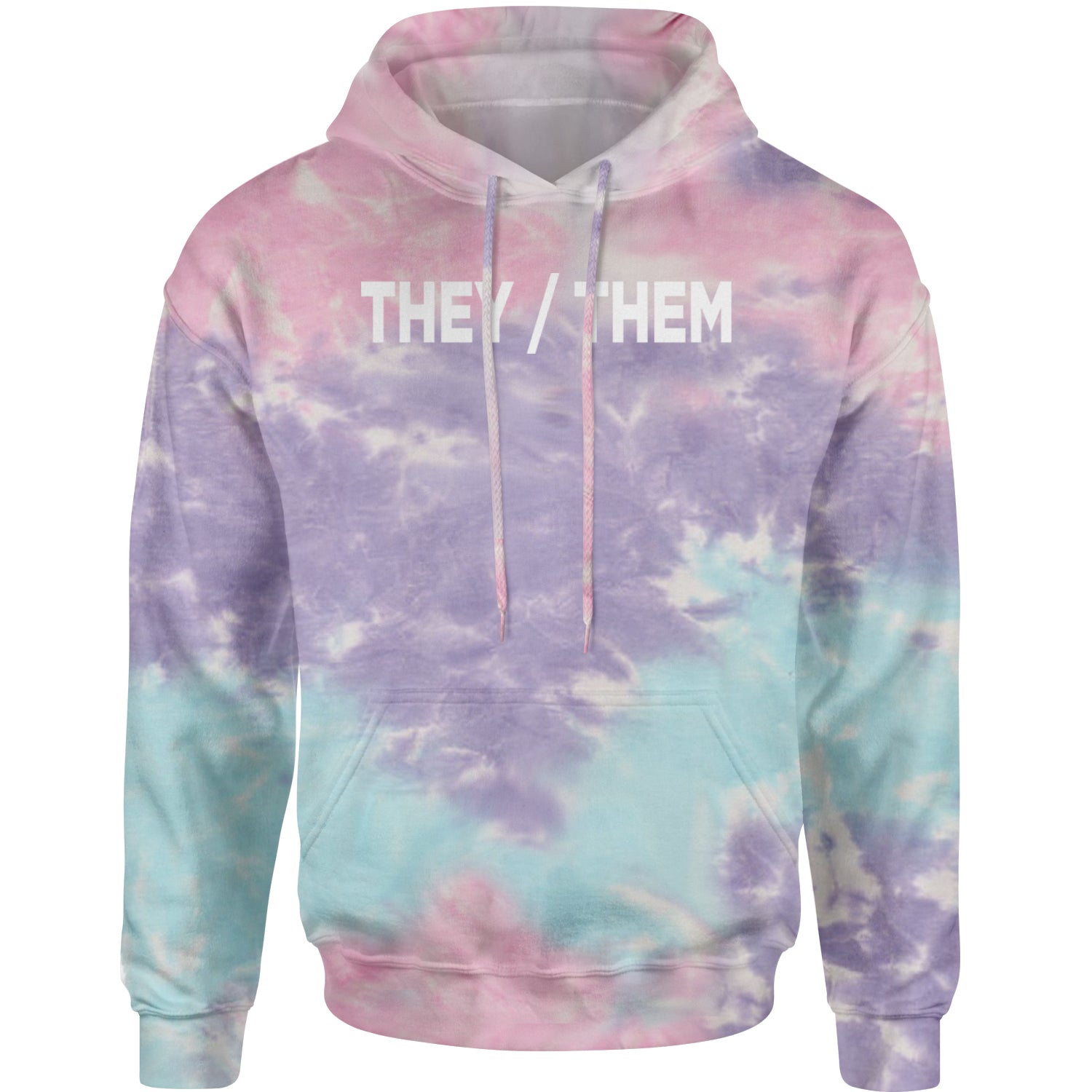 They Them Gender Pronouns Diversity and Inclusion Adult Hoodie Sweatshirt binary, civil, gay, he, her, him, nonbinary, pride, rights, she, them, they by Expression Tees