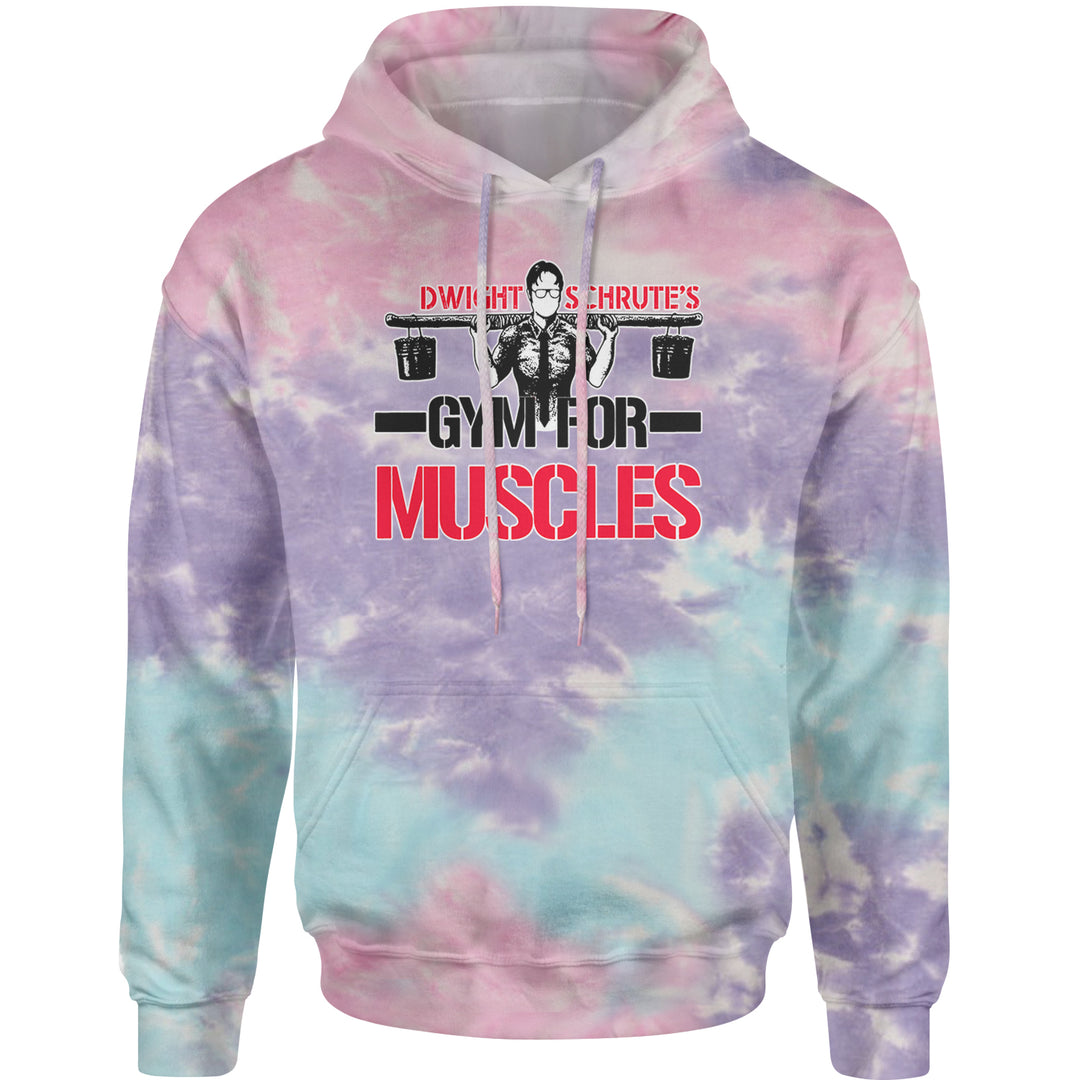 Dwight Schrute Gym For Muscles Office Workout Adult Hoodie Sweatshirt