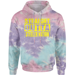 Straight Outta Steeler Nation Football  Adult Hoodie Sweatshirt
