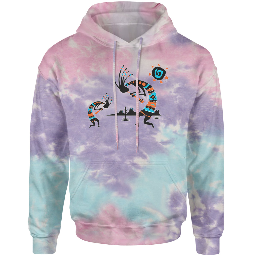 Native American Kokopelli Southwest Adult Hoodie Sweatshirt american, hopi, indian, native, navajo by Expression Tees