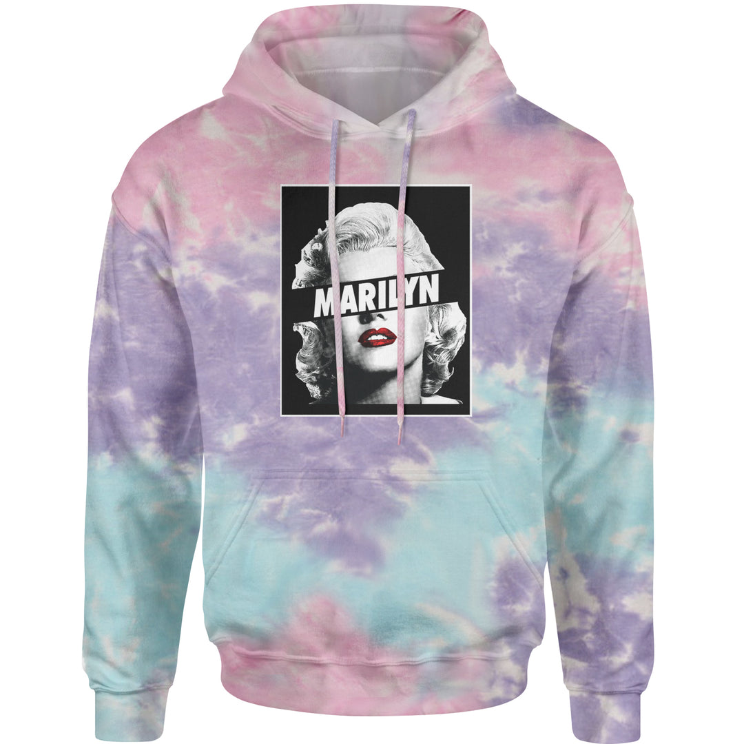 Marilyn Monroe Censored Adult Hoodie Sweatshirt american, icon, marilyn, monroe by Expression Tees