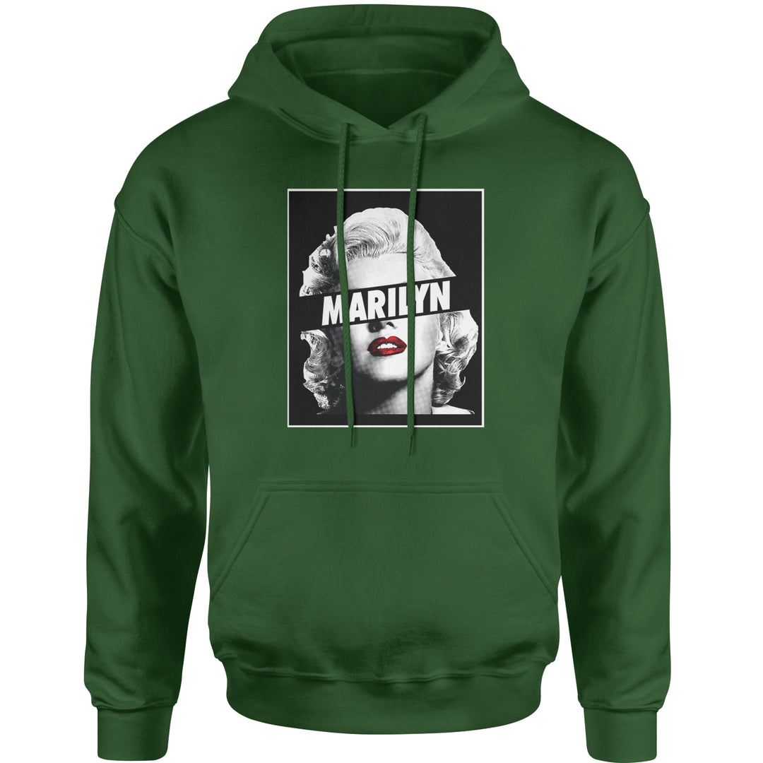 Marilyn Monroe Censored Adult Hoodie Sweatshirt american, icon, marilyn, monroe by Expression Tees