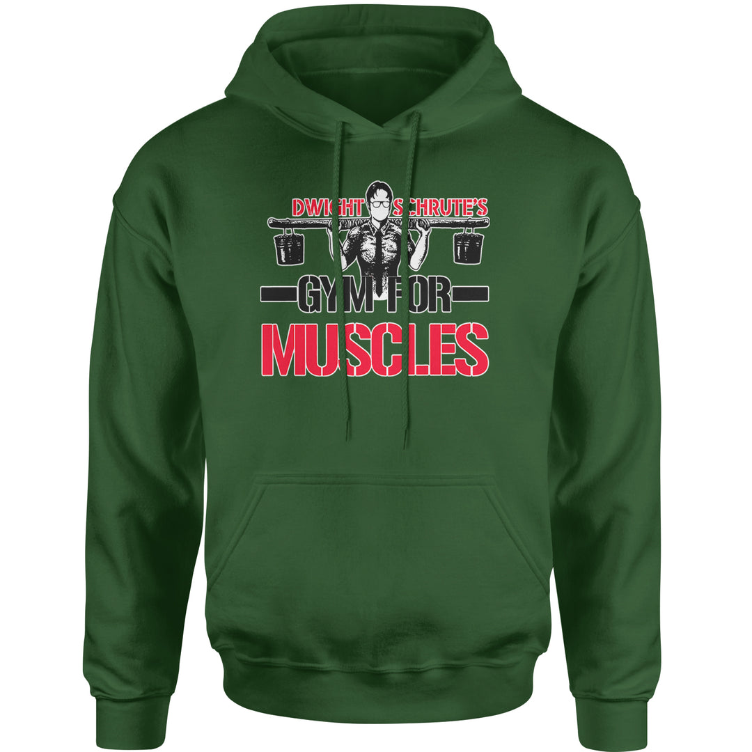 Dwight Schrute Gym For Muscles Office Workout Adult Hoodie Sweatshirt