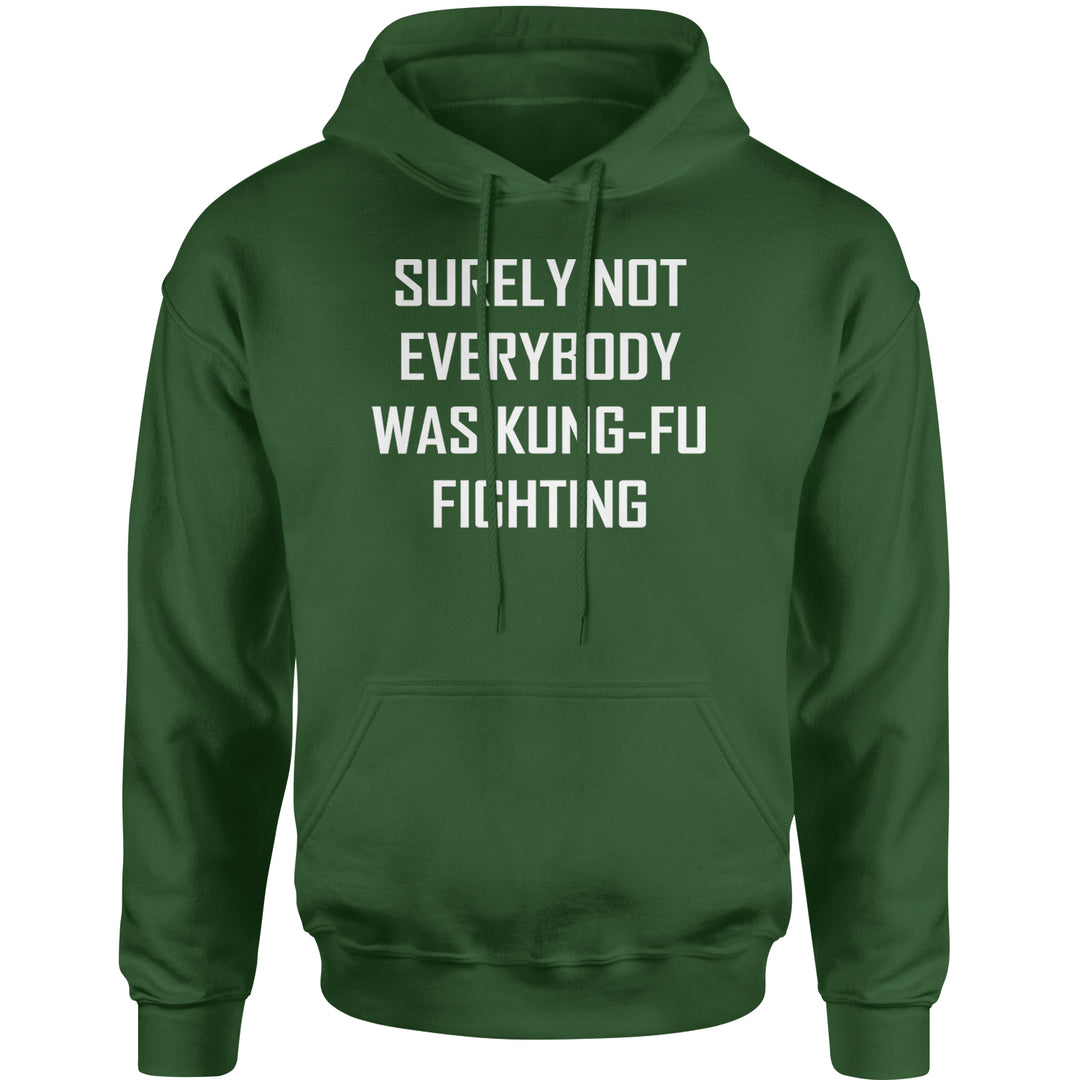 Surely Not Everybody Was Kung-Fu Fighting  Adult Hoodie Sweatshirt