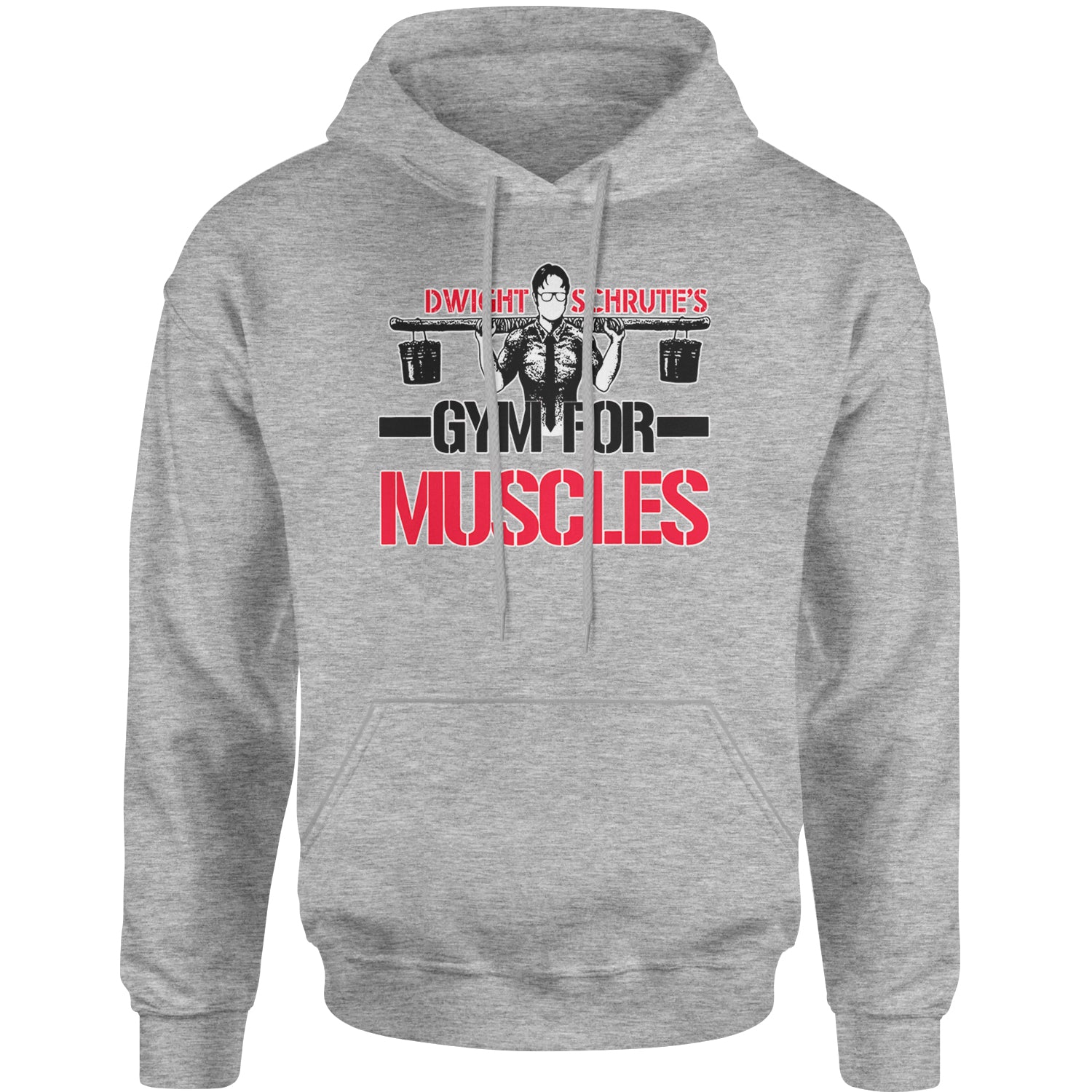 Dwight Schrute Gym For Muscles Office Workout Adult Hoodie Sweatshirt