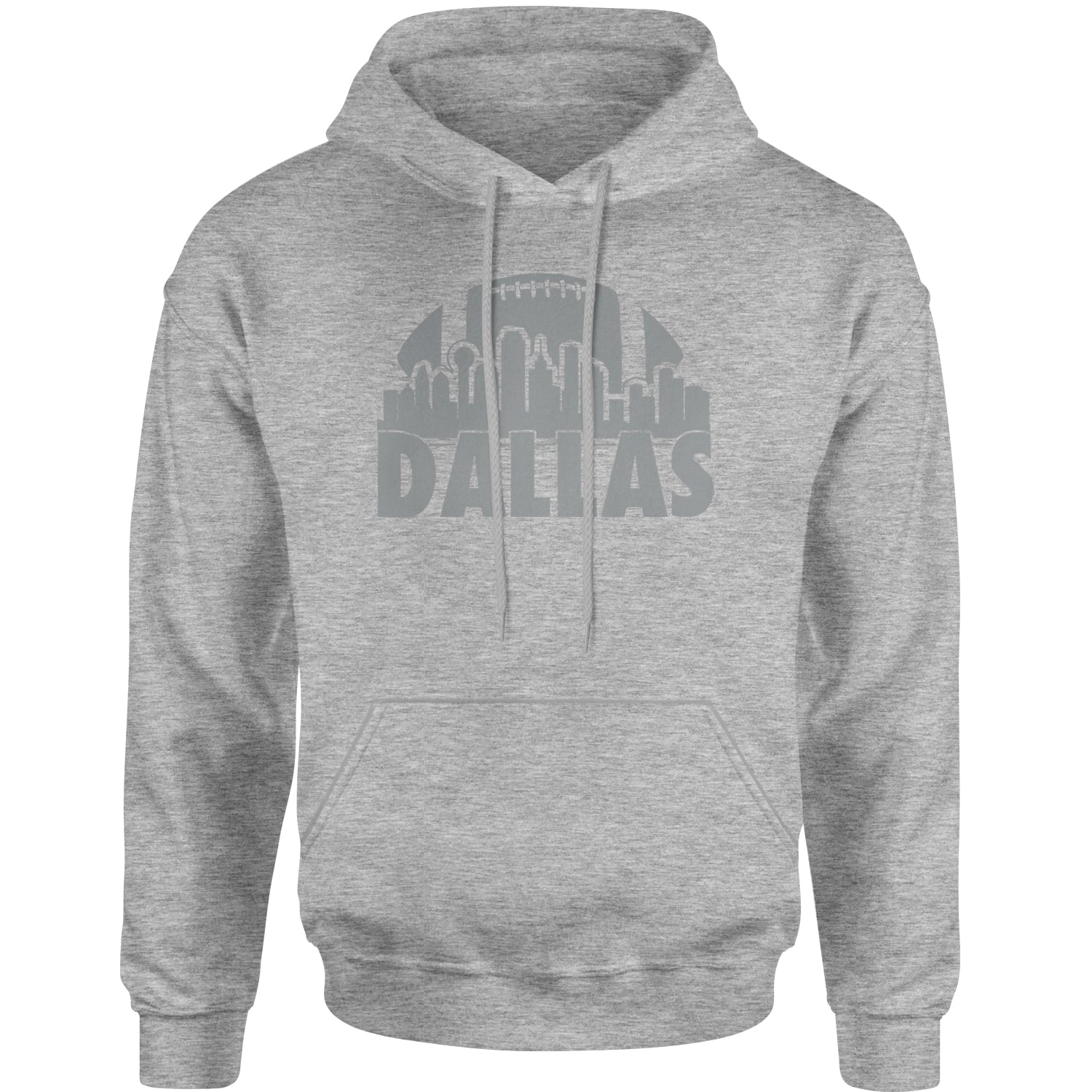 Dallas Texas Skyline Adult Hoodie Sweatshirt dallas, Texas by Expression Tees