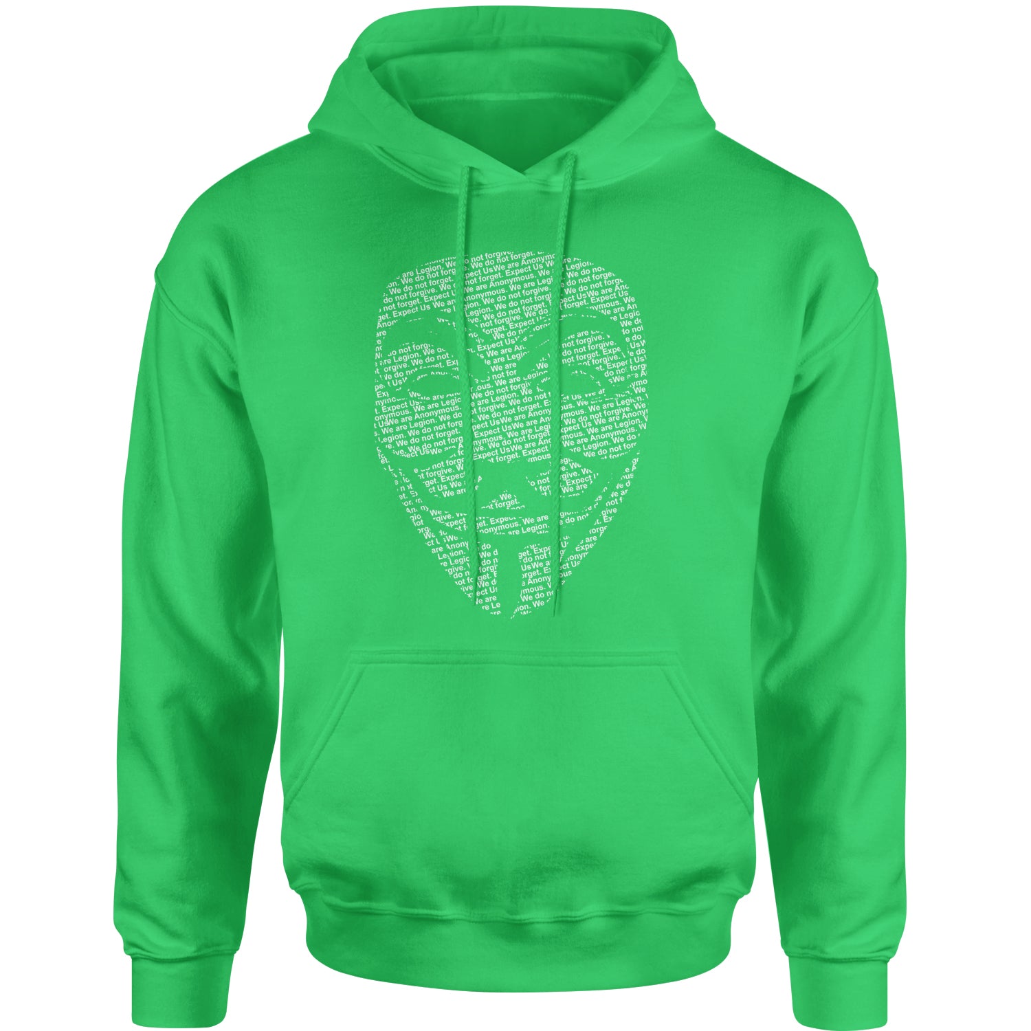 V For Vendetta Anonymous Mask Adult Hoodie Sweatshirt #expressiontees by Expression Tees