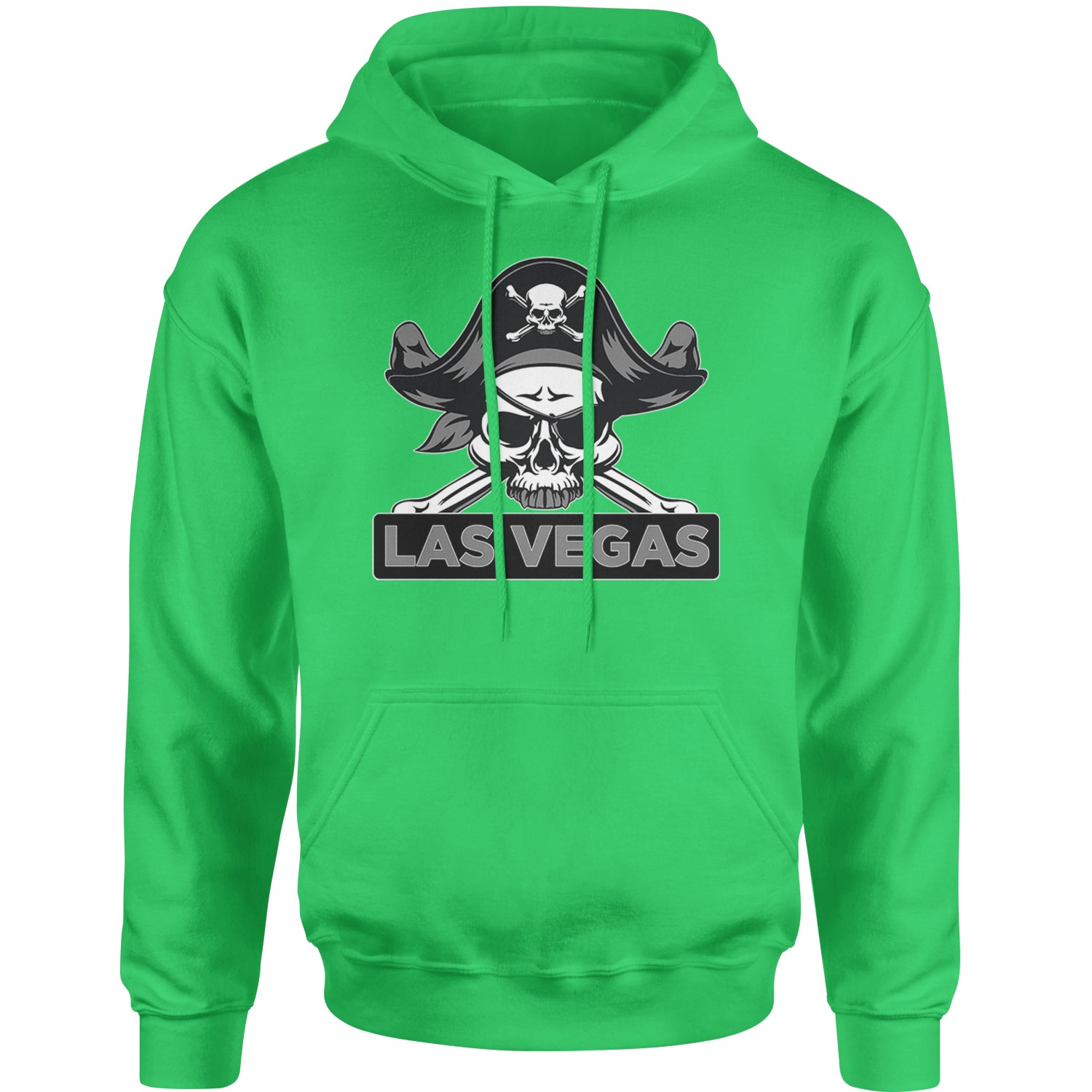 Raider Skull Straight Outta Las Vegas Adult Hoodie Sweatshirt 
