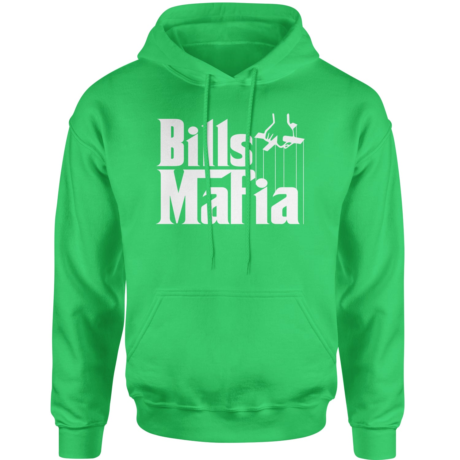 Mafia Bills Mafia Godfather Adult Hoodie Sweatshirt bills, fan, father, football, god, godfather, new, sports, team, york by Expression Tees