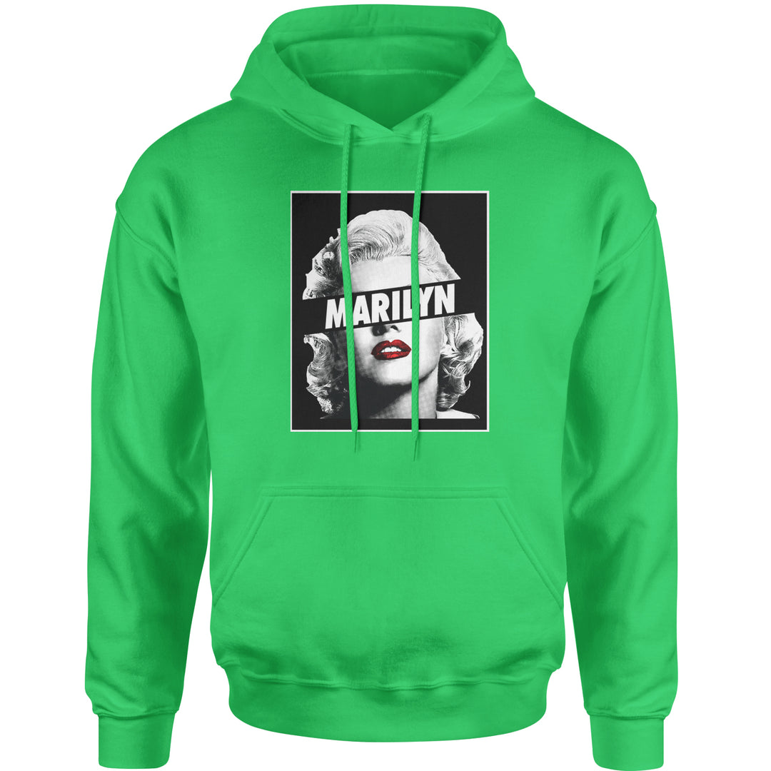 Marilyn Monroe Censored Adult Hoodie Sweatshirt american, icon, marilyn, monroe by Expression Tees
