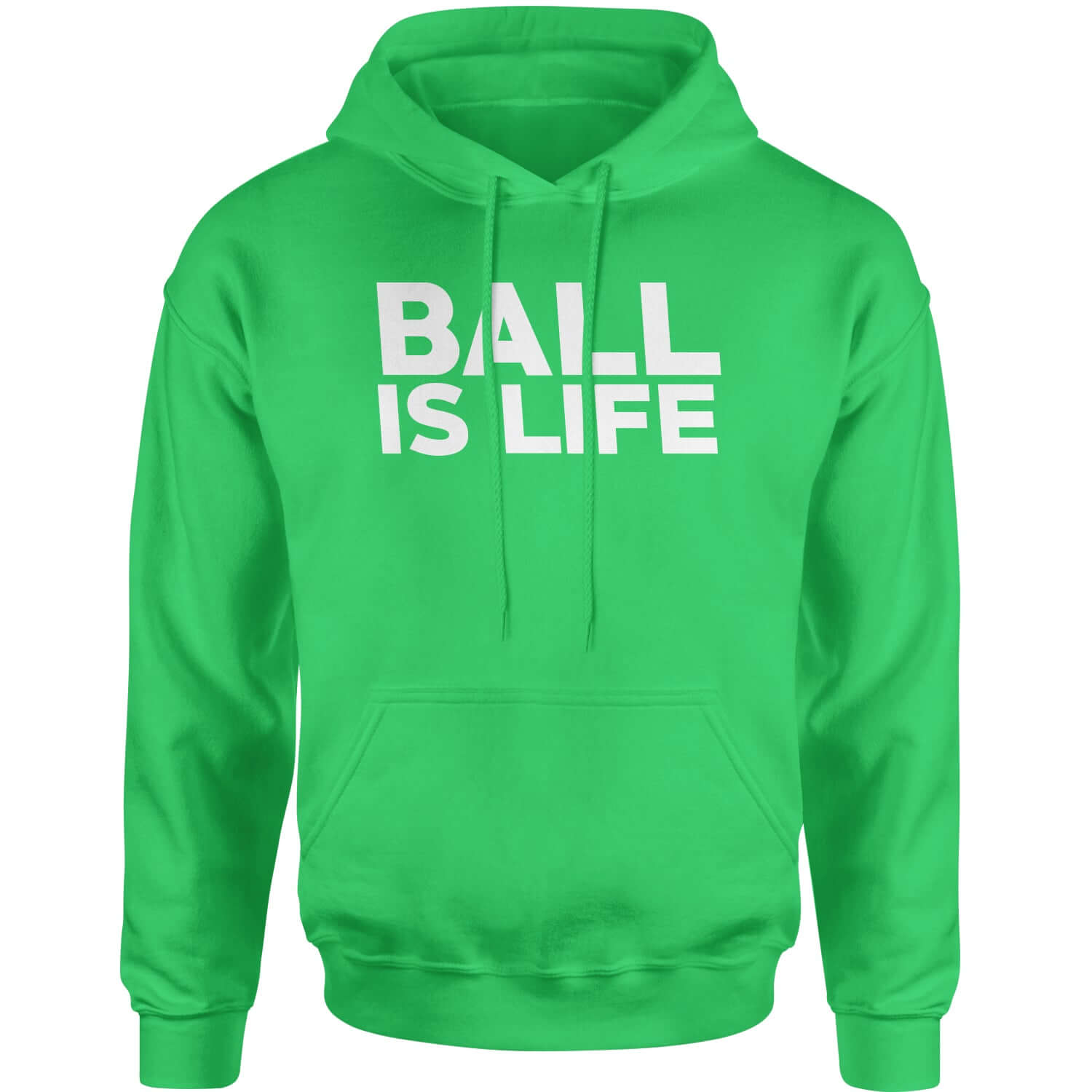 Ball Is Life Adult Hoodie Sweatshirt baseball, basketball, football by Expression Tees