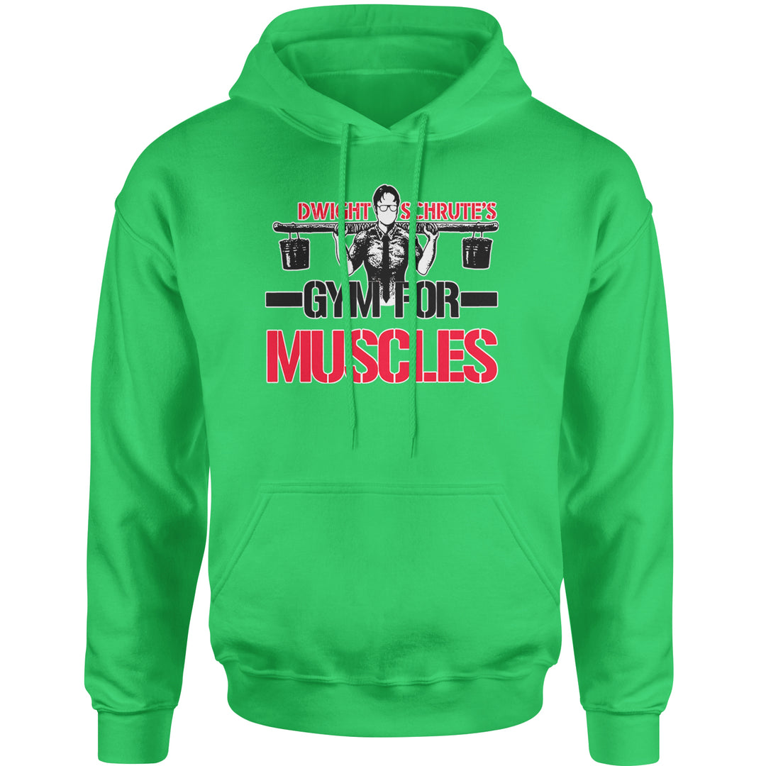 Dwight Schrute Gym For Muscles Office Workout Adult Hoodie Sweatshirt