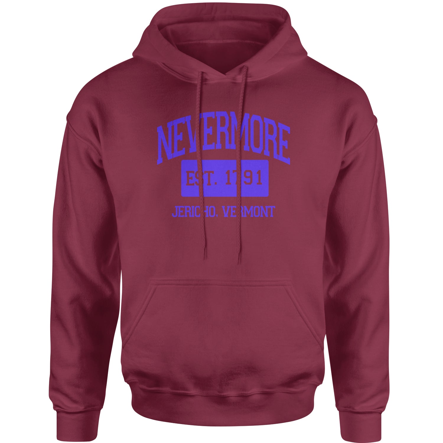 Nevermore Academy Wednesday Adult Hoodie Sweatshirt addams, family, gomez, morticia, pugsly, ricci, Wednesday by Expression Tees