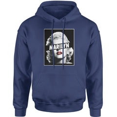 Marilyn Monroe Censored Adult Hoodie Sweatshirt american, icon, marilyn, monroe by Expression Tees