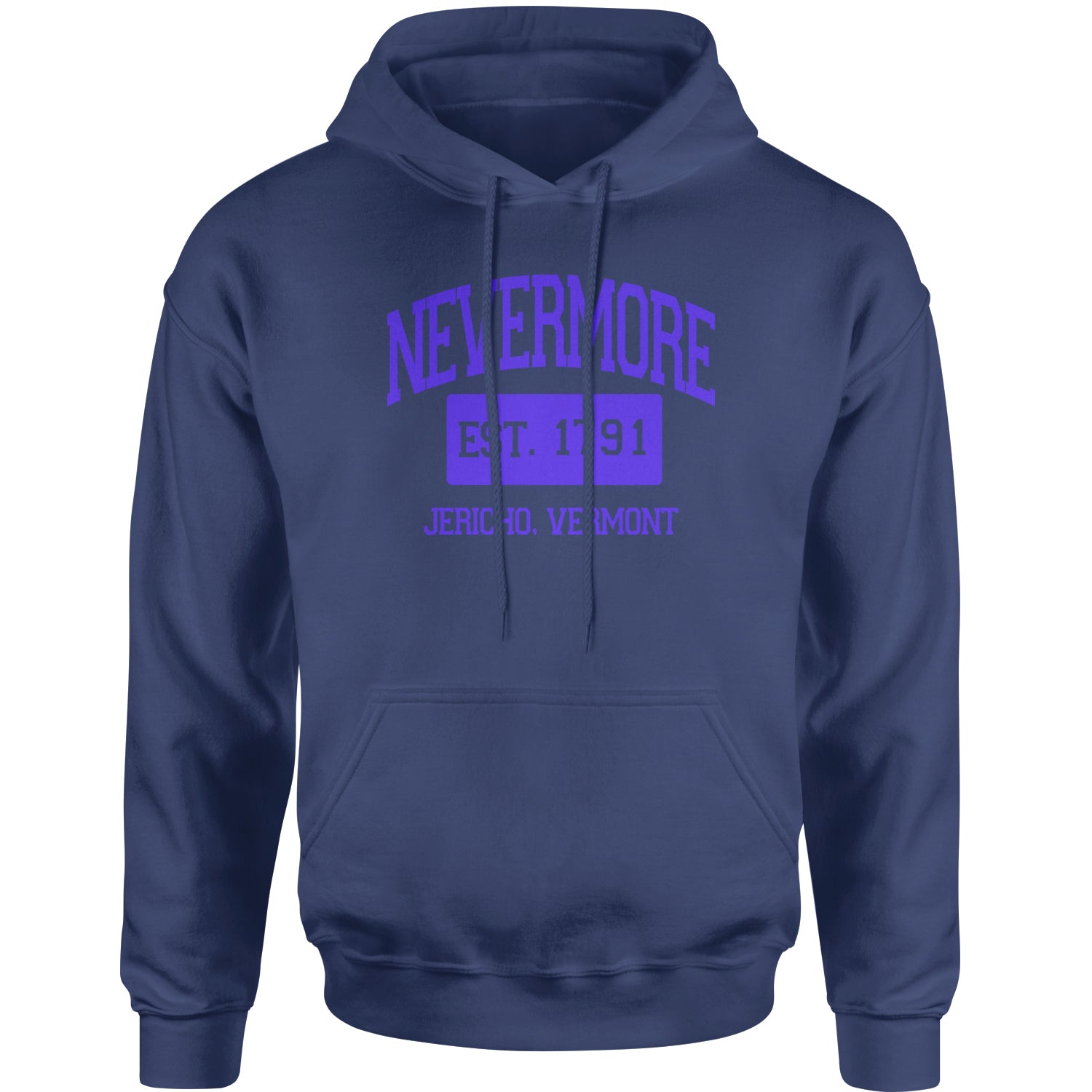 Nevermore Academy Wednesday Adult Hoodie Sweatshirt addams, family, gomez, morticia, pugsly, ricci, Wednesday by Expression Tees