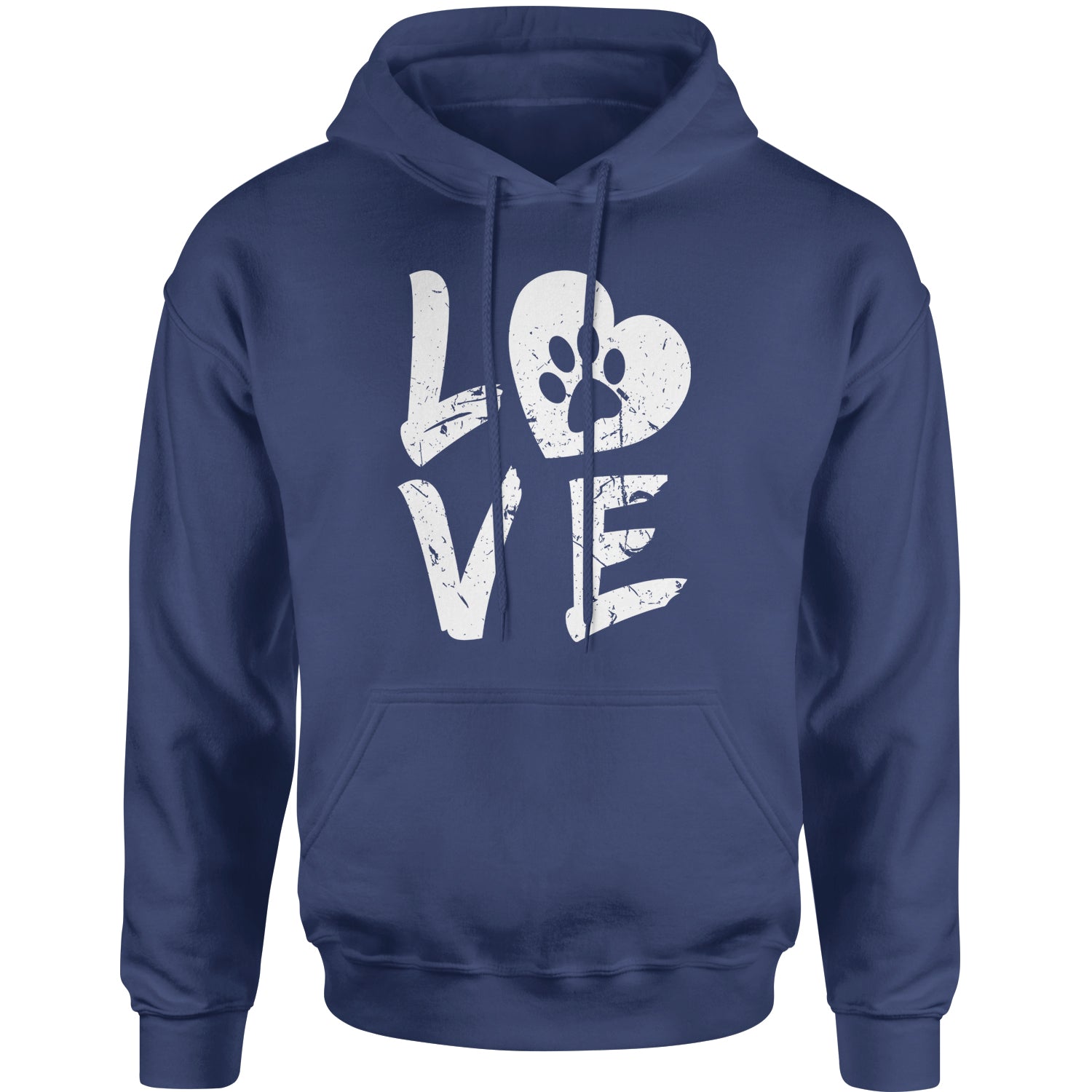 Paw Print Heart with Love Graphic Hoodie Sweatshirt - PetDesignz –  PetDesignZ