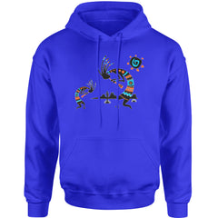 Native American Kokopelli Southwest Adult Hoodie Sweatshirt american, hopi, indian, native, navajo by Expression Tees