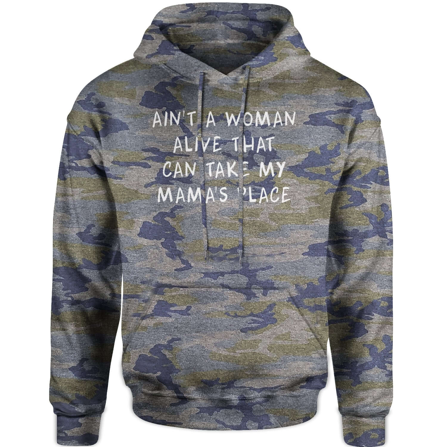 Ain't A Woman Alive That Can Take My Mama's Place Adult Hoodie Sweatshirt 2pac, bear, day, mama, mom, mothers, shakur, tupac by Expression Tees