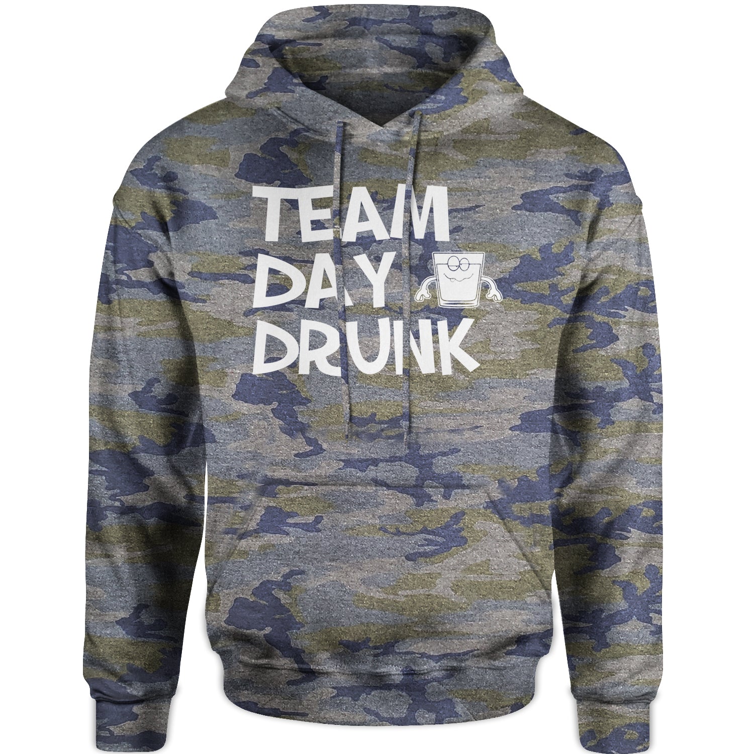 Team Day Drunk Adult Hoodie Sweatshirt beer, day, drinking, fun, funday, shots, Sunday, tatsing, wine by Expression Tees