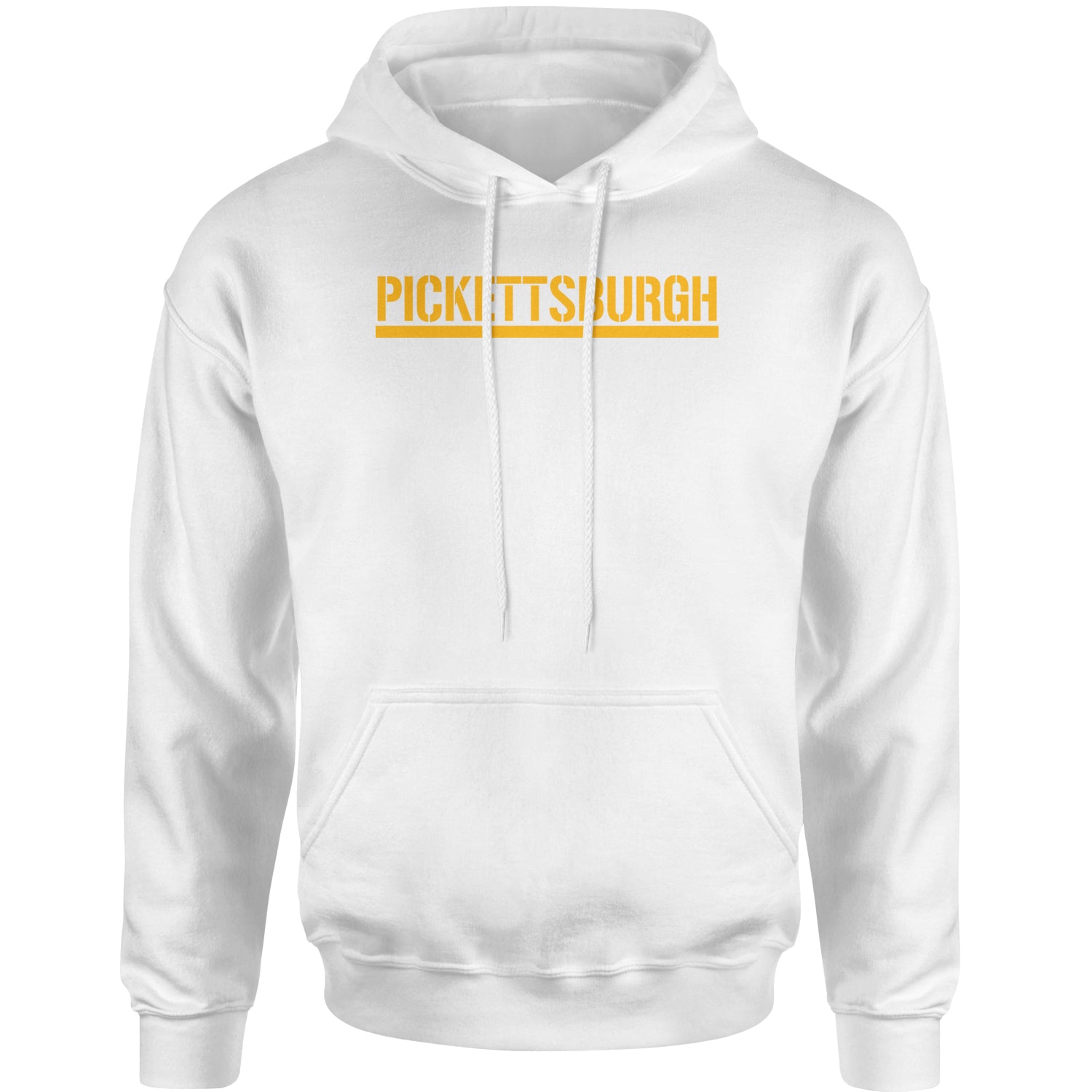Pickettsburgh Pittsburgh Football Adult Hoodie Sweatshirt apparel, city, clothing, curtain, football, iron, jersey, nation, pennsylvania, steel, steeler by Expression Tees