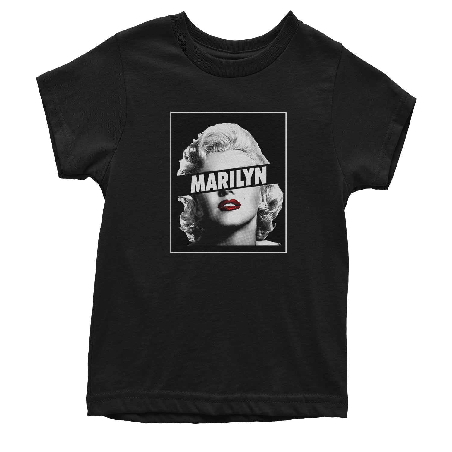 Marilyn Monroe Censored Youth T-shirt american, icon, marilyn, monroe by Expression Tees