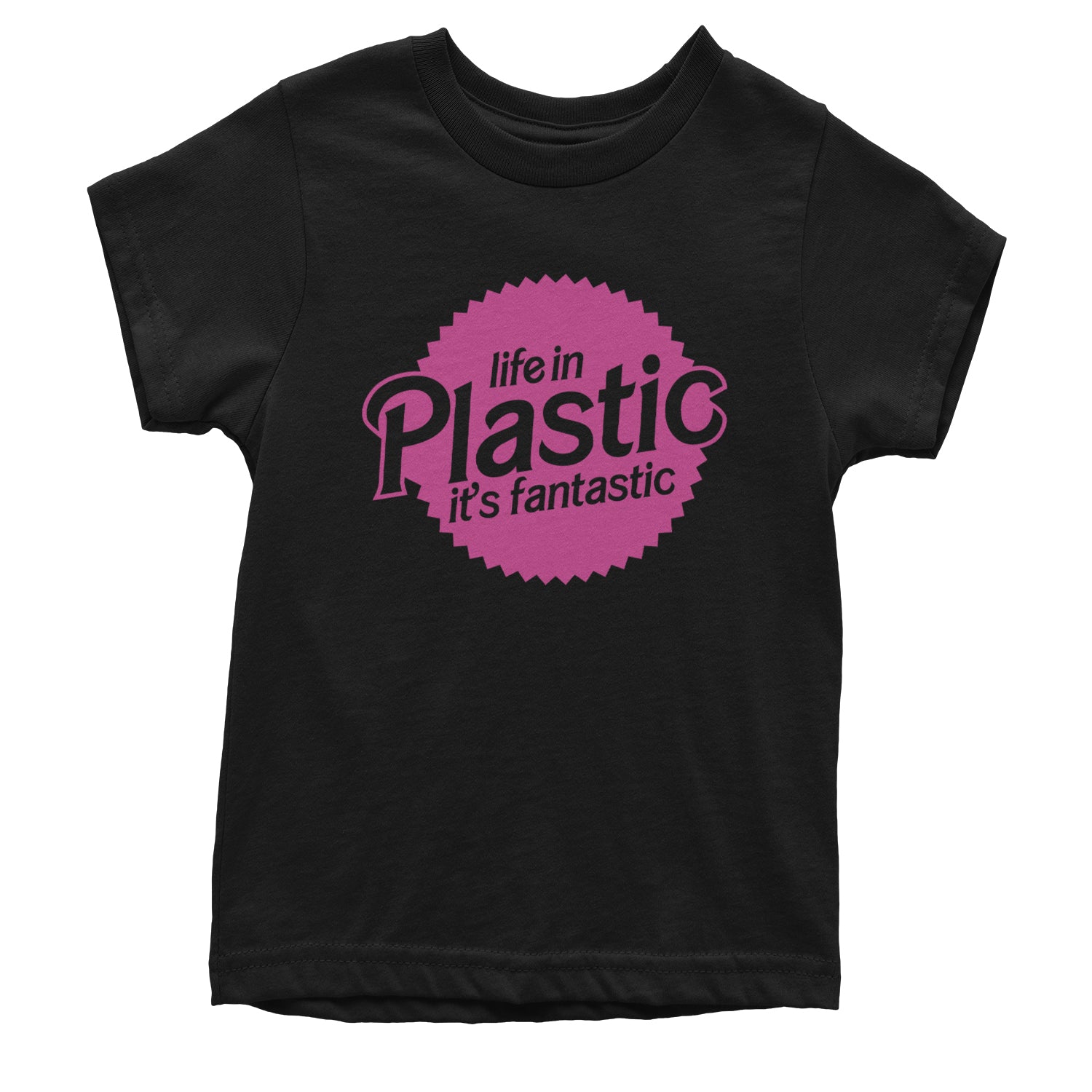 Life In Plastic It's Fantastic Barbenheimer Youth T-shirt