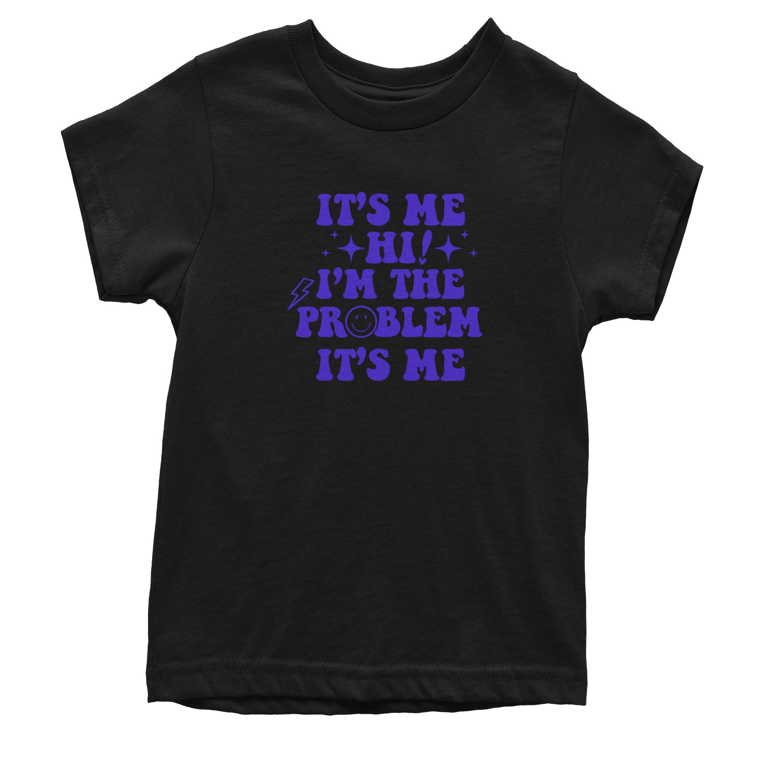 It's Me Hi I'm The Problem Youth T-shirt concert, eras, merch, swift, swiftie by Expression Tees