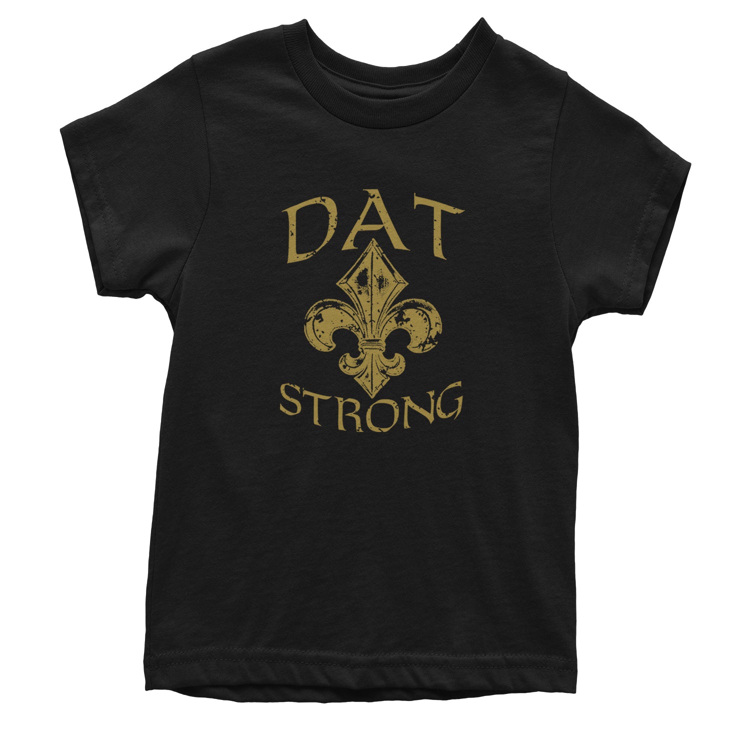 Dat Strong New Orleans Youth T-shirt dat, de, fan, fleur, jersey, lis, new, orleans, sports, strong, who by Expression Tees