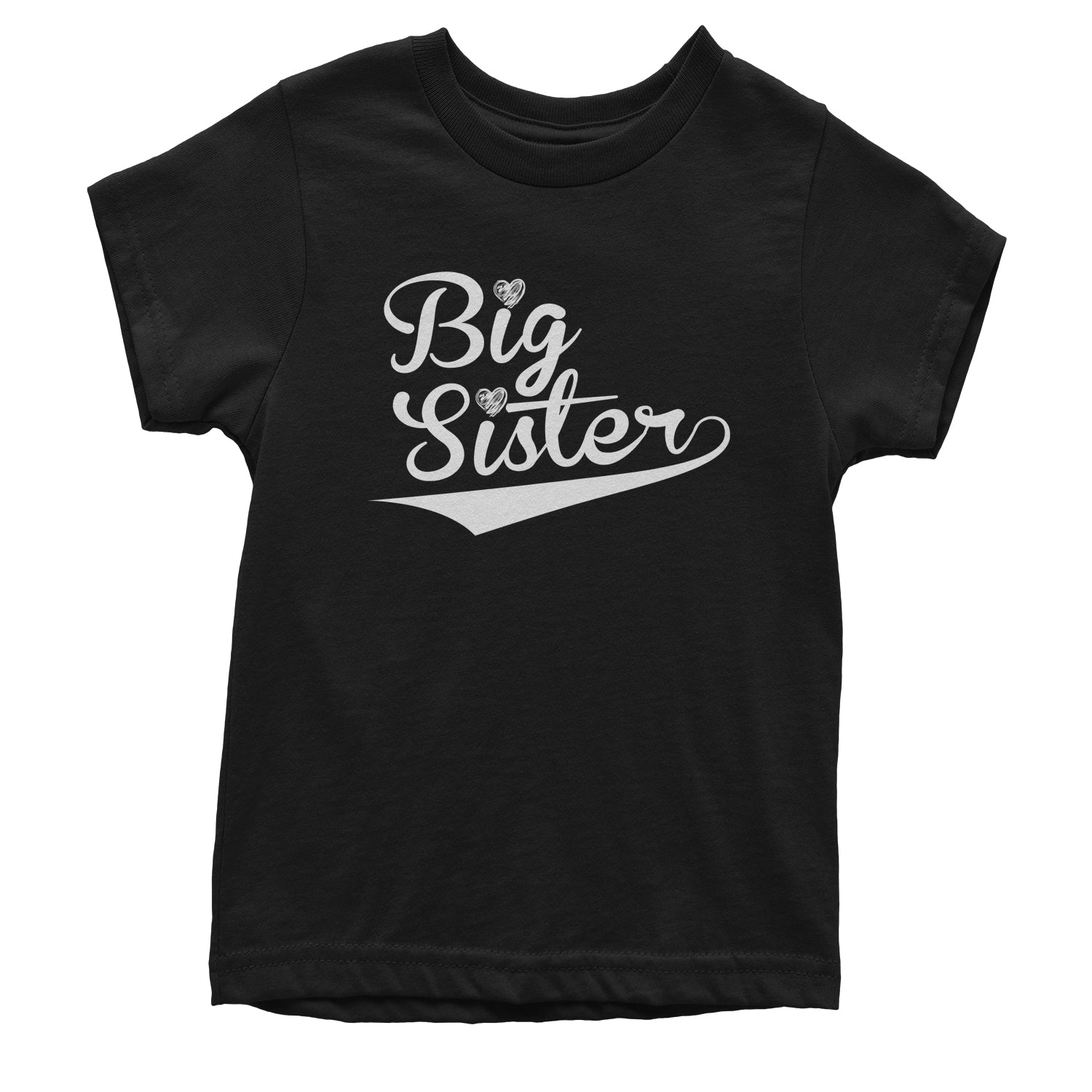 Big Sister Sibling Youth T-shirt announcement, big, brother, family, little, rivalry, sibling, sister by Expression Tees