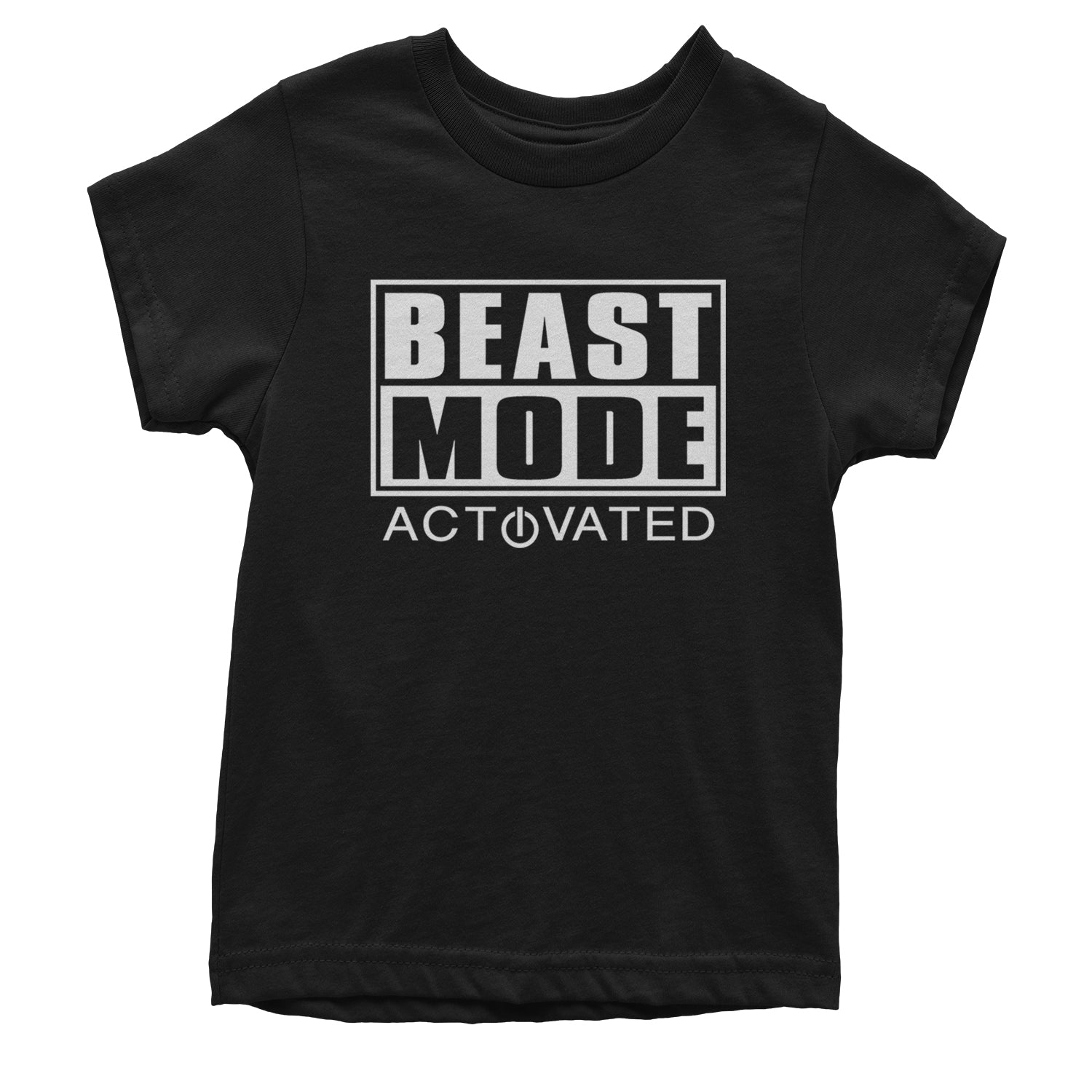 Activated Beast Mode Workout Gym Clothing Youth T-shirt