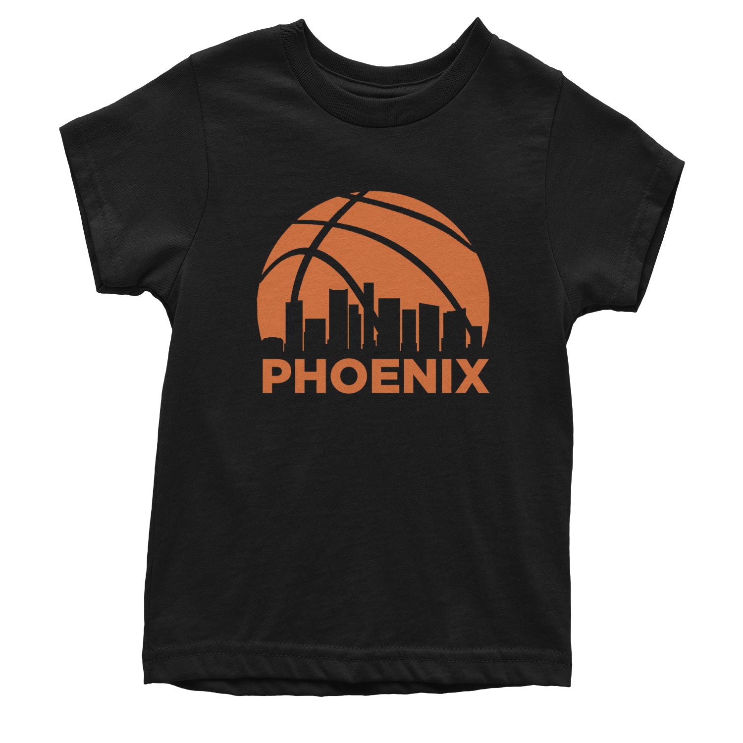 Phoenix Basketball Sunset City Skyline Youth T-shirt