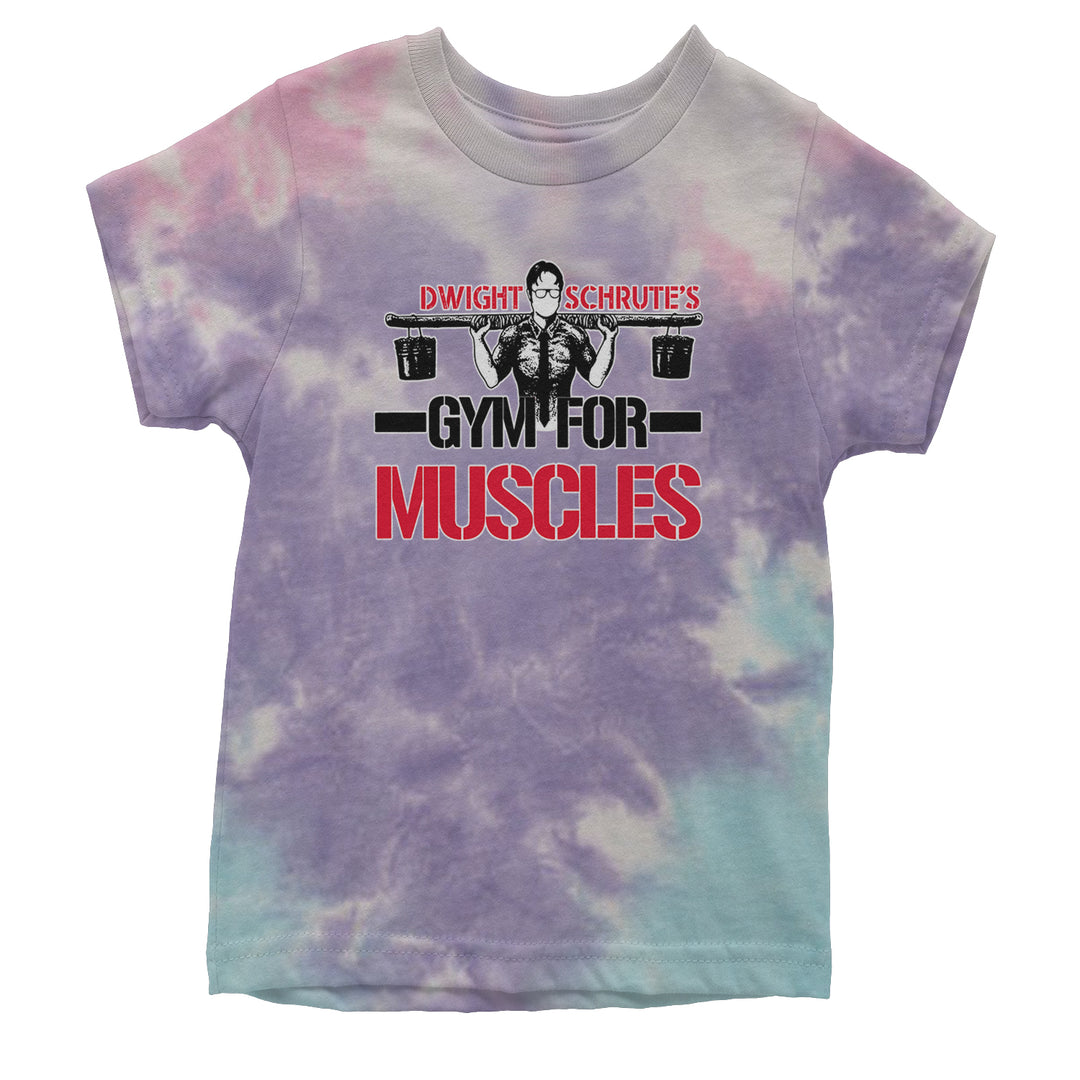 Dwight Schrute Gym For Muscles Office Workout Youth T-shirt