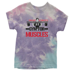 Dwight Schrute Gym For Muscles Office Workout Youth T-shirt