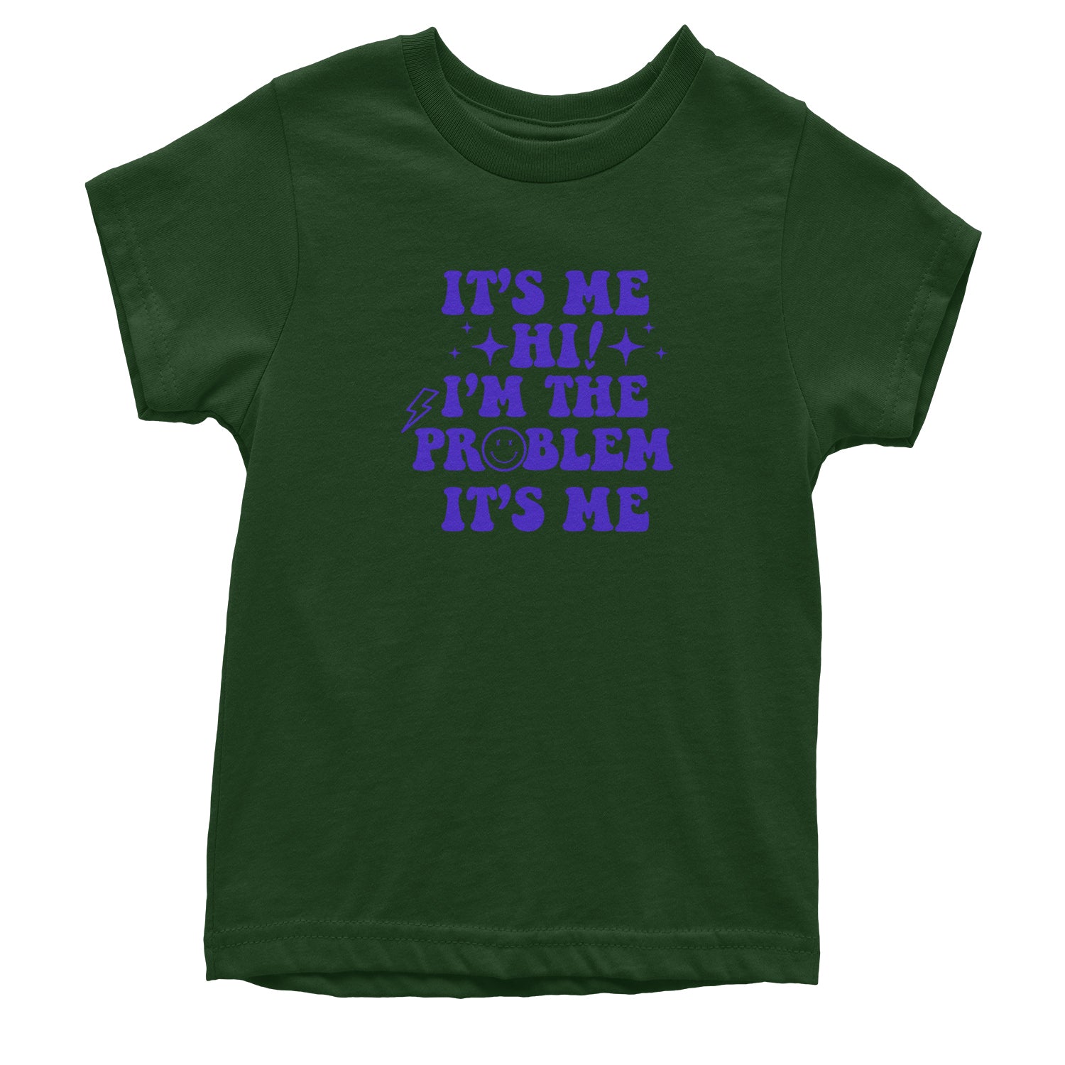 It's Me Hi I'm The Problem Youth T-shirt concert, eras, merch, swift, swiftie by Expression Tees