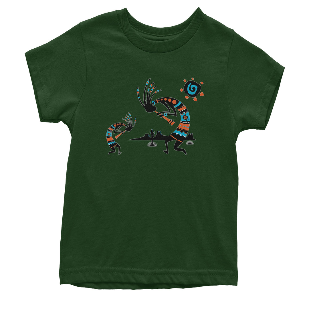Native American Kokopelli Southwest Youth T-shirt american, hopi, indian, native, navajo by Expression Tees