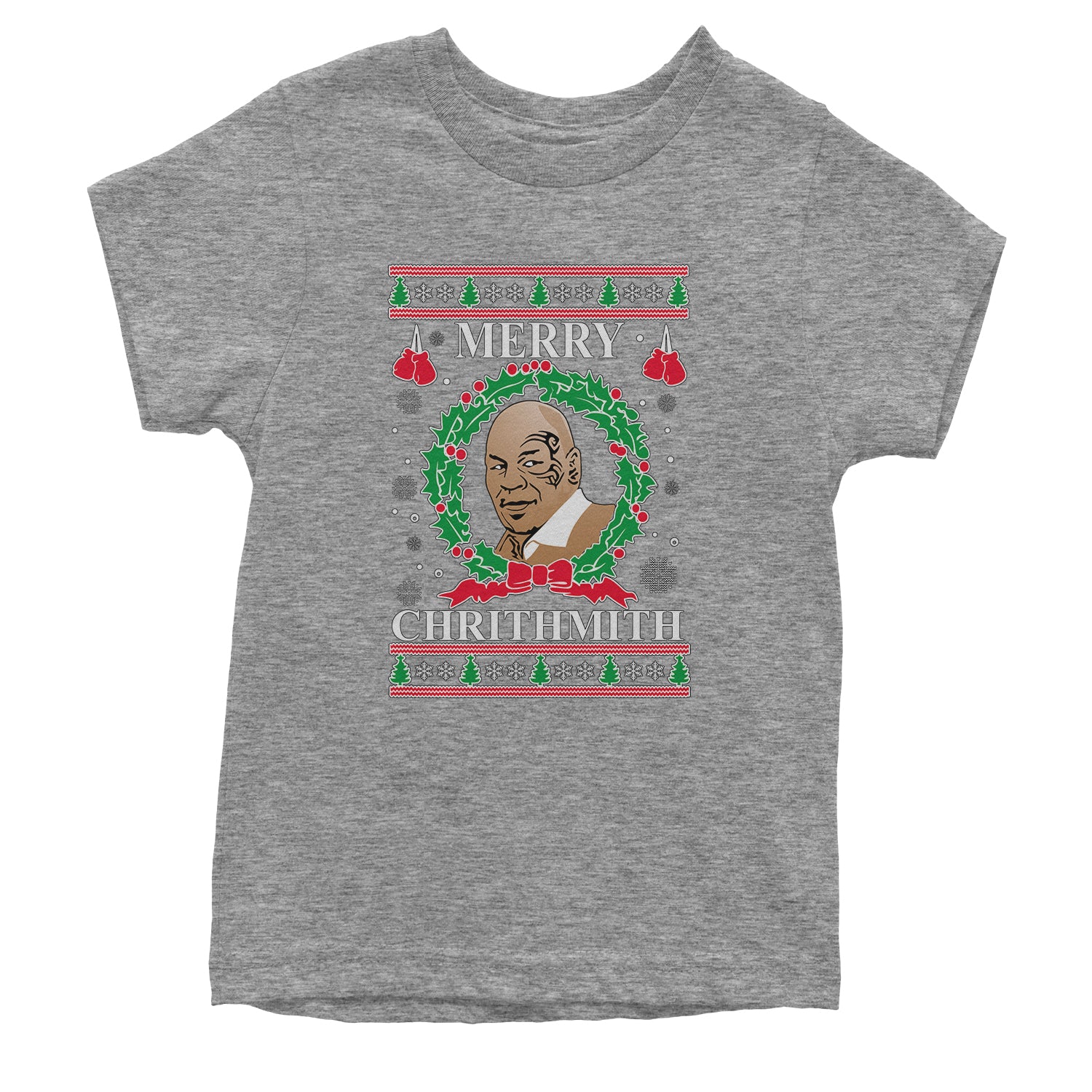 Merry Chrithmith Ugly Christmas Youth T-shirt christmas, holiday, michael, mike, sweater, tyson, ugly by Expression Tees