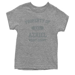 Property Of Azriel ACOTAR Youth T-shirt acotar, court, maas, tamlin, thorns by Expression Tees