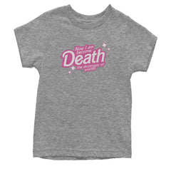 Now I am Become Death Barbenheimer Youth T-shirt
