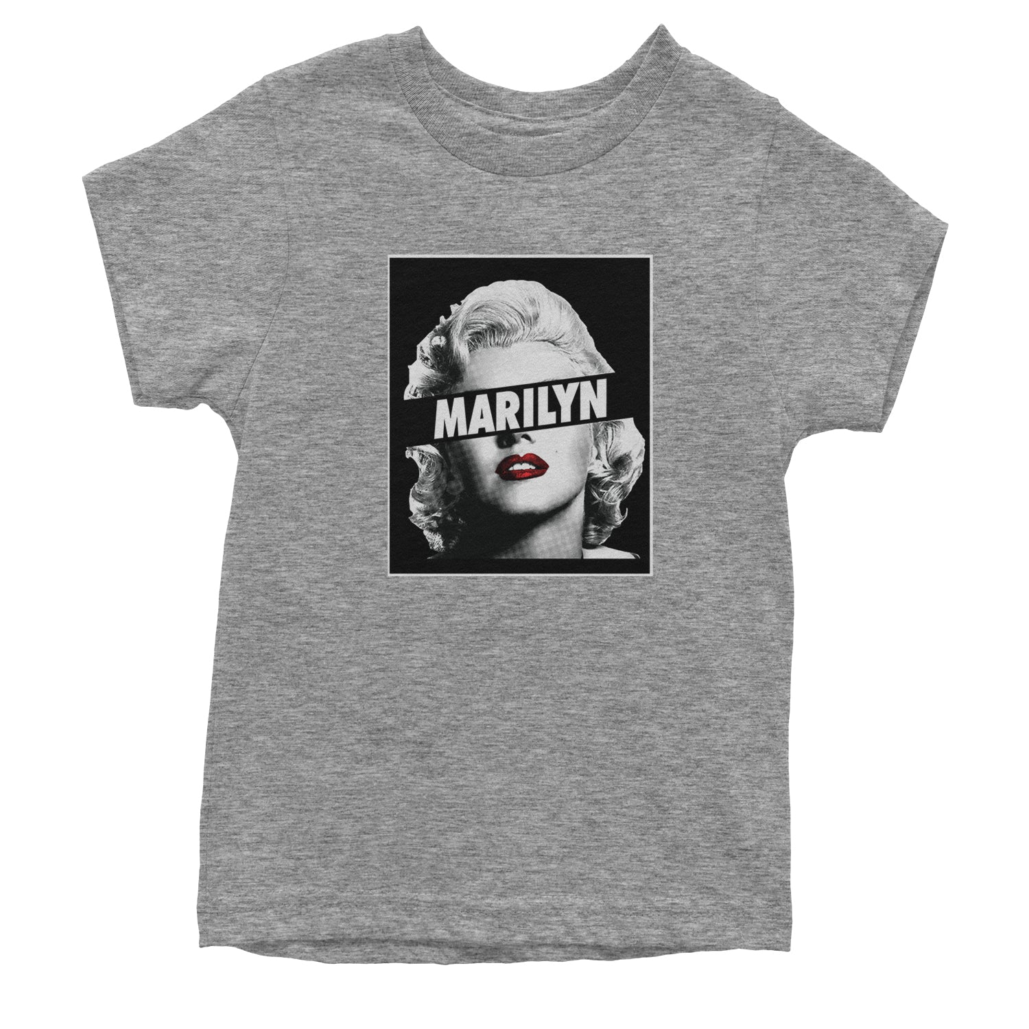 Marilyn Monroe Censored Youth T-shirt american, icon, marilyn, monroe by Expression Tees