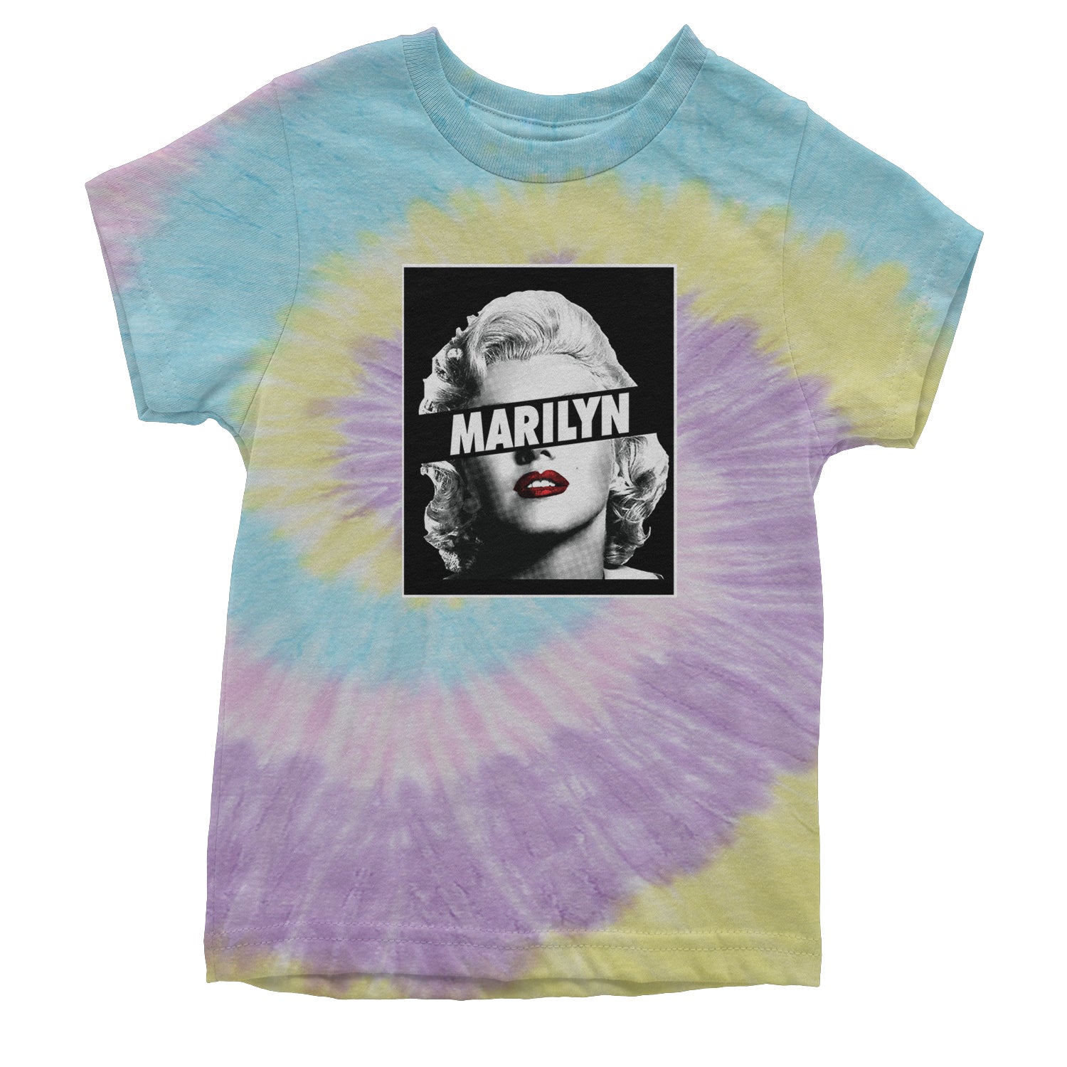 Marilyn Monroe Censored Youth T-shirt american, icon, marilyn, monroe by Expression Tees